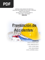 Trabajo de Prevención de Accidentes