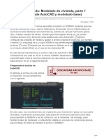 3DSMAX Modelado Modelado de Vivienda Parte 1 Importación Desde AutoCAD y Modelado Base