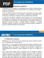 1.1 Concepto y Utilidad de La Estadística