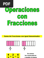 Operaciones Con Fracciones