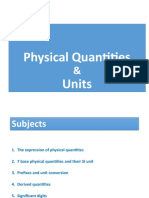 1.physical Quantities and Unit