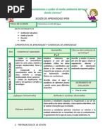 Sesion Ciencia y Tecnologia. El Ciclo Del Agua