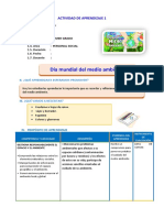 D1 A2 Sesion Ps. Dia Mundial Del Medio Ambiente