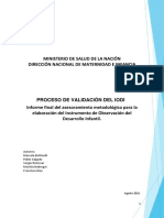 Proceso de Validacion Del IODI