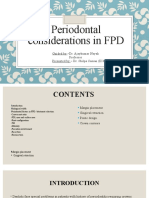 Periodontal Considerations in FPD