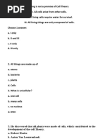 Quiz 7 Cell