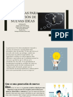 Técnicas para Generación de Nuevas Ideas