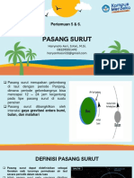 Pertemuan 5 - 6. Pasang Surut