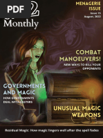 d12 Monthly Issue 15 Menagerie Issue by YUMDM