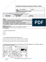 PRUEBA DE DIAGNÓSTICO HISTORIA 2°básico