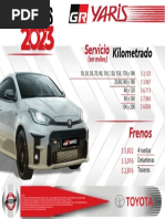 2023 Lona Toyota GR Yaris Nuevos Precios