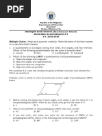 REVIEWER Grade 9 MATH SY 2022 2023