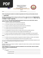 Module 2-English Worksheet-Sources