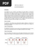 Lab Report Immunodiffusion