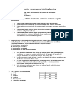 Lista de Exercícios - Amostragem e Estatística Descritiva USP