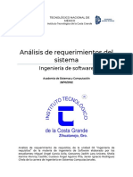 Análisis de Requerimientos Del Sistema