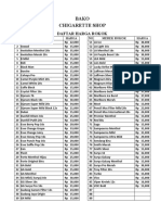 Daftar Rokok & Bako