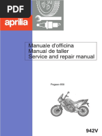 Pegaso 650 - '97 - Service Manual