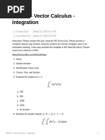 EMPS3 - Vector Calculus - Integration