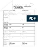 CLC 12 Transition Plan Part Two Post Secondary