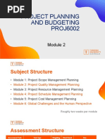 Project Planning and Budgeting PROJ6002