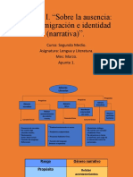 Apunte - 1 - Sobre - La - Ausencia - Exilio - Migracion - e - Identidad - 1 - Narrativa U1 2medios