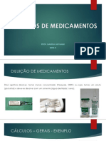 Cálculos em Medicamentos