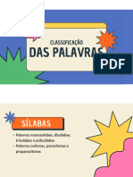 Classificação Das Palavras (Completo)