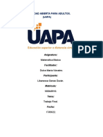 Trabajo Final de Matematicas