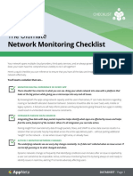 The Ultimate Network Monitoring Checklist