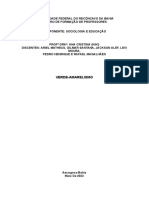 Sociologia e Educação - Verde-Amarelismo