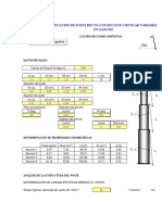 Calculo Tubular 12 MTRS 1 Gancho Curvo