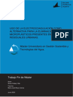 USO DE LA ELECTROCOAGULACION COMO ALTERNATIVA PARA LA ELI Pelaez Villa Simon