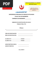 5 - Plantilla #05 - TF01 - Trabajo Final - Asesor Metodologo - 2022-01 PDF