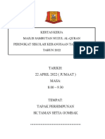 Kertas Kerja - Nuzul Quran 2022