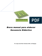 Breve Manual para Secuencias Didacticas