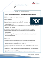 Topik 1 Koneksi Antar Materi Computational Thinking