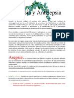 Asepsia y Antisepsia