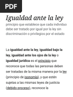 Igualdad Ante La Ley - Wikipedia, La Enciclopedia Libre