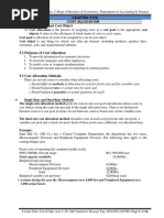 Cost & Mgt. Acct - I, Lecture Note - Chapter 5 & 6