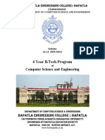 4 Year B.Tech Program: Computer Science and Engineering