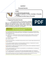 Chapter 7 Personality Disorders