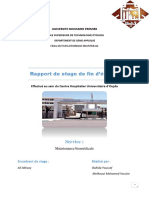 Rapport de Stage CHU