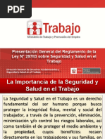 Leccion 1 de La Ley de Seguridad y Salud en El Trabajo