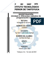 Investigación de Los Diferentes Métodos de Programación Entera.