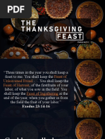 The Thanksgiving Feast - Sermon PowerPoint