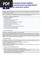 AXA Personal Data Processing