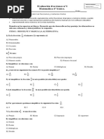 Pauta C Fracciones 6°