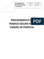 Procedimiento Esmeril Pedestal