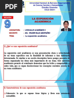 Semana 09 La Ex Posicion Academic A